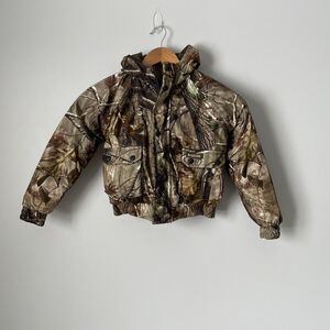 Remington Reversible Camouflage Winter Jacket Hunting Fishing Youth Size 6/7